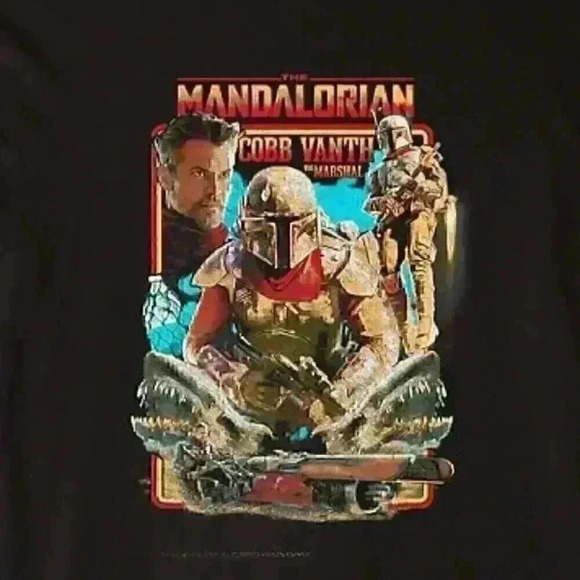 NIP- Star Wars: The Mandalorian Cobb Vanth Mando Helmet Premium T-Shirt -Size 3X - Picture 1 of 2